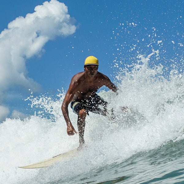 Kaiola Surf Hat Mellow Yellow with adjustable Chinstrap