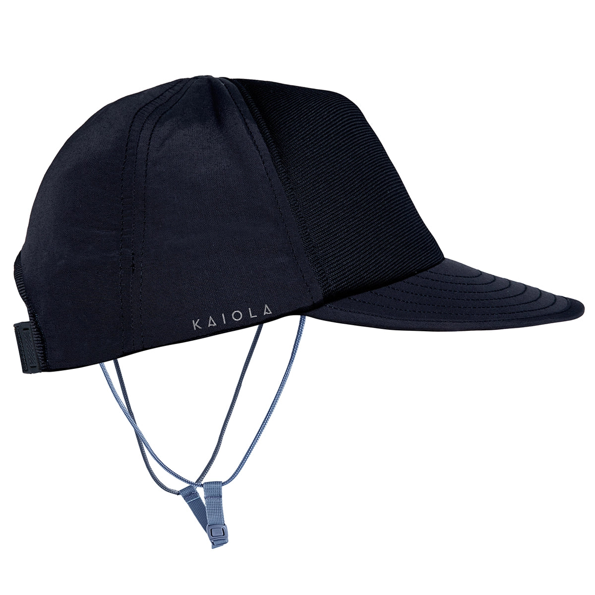 Kaiola Surf Hat Pure Black New Design Side Logo