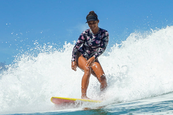 Kaiola Visor Surf Hat Pure Black Wipe-Out Proof