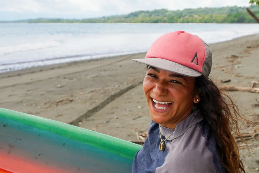 Kaiola Surf Hat Sandy Pink with UPF 80