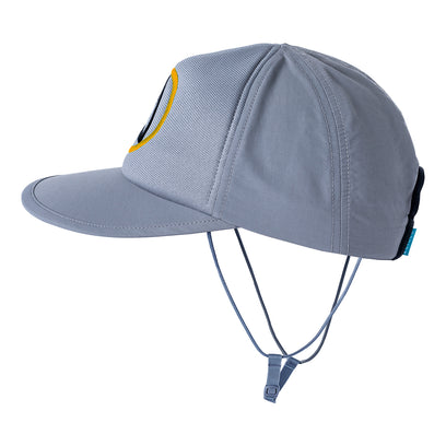 Kaiola Surf Hat Misty Grey With Yellow